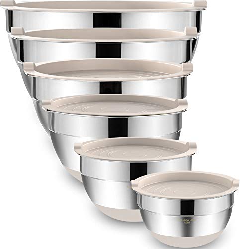 Best Mixing Bowls With Lids Set Stainless Steel