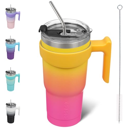 Best Stainless Steel Tumblers With Handle And Straw