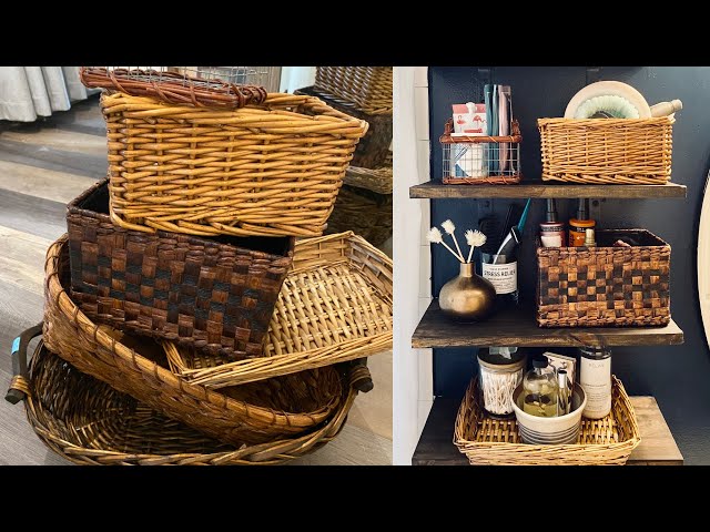 Best Way to Store Wicker Baskets