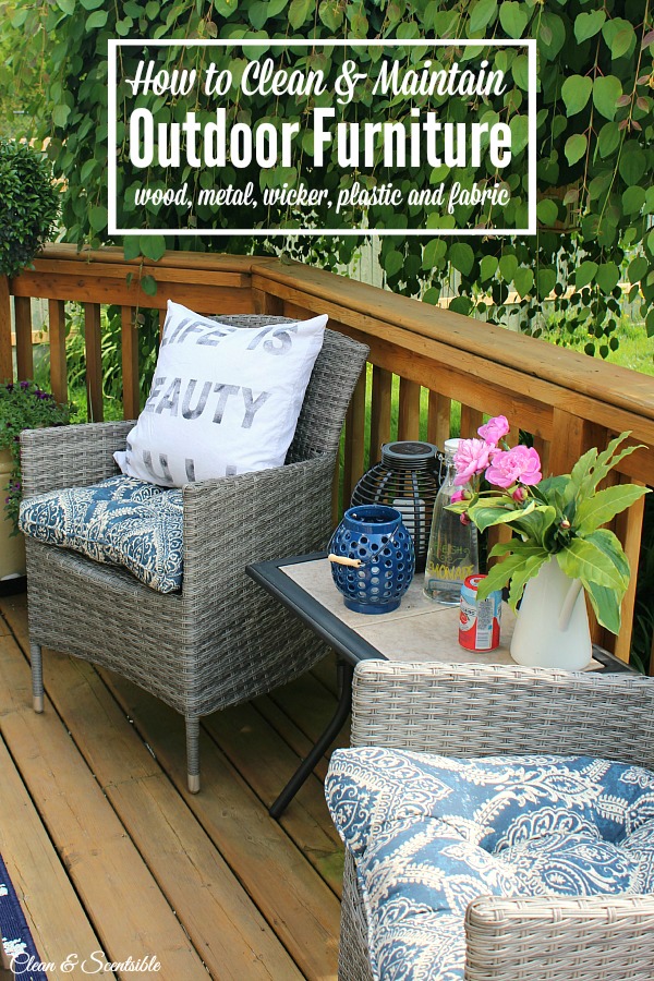 How to Clean And Maintain Wicker