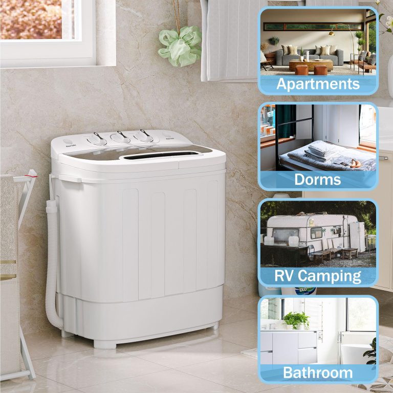 How to Drain a Portable Washer in Small Spaces