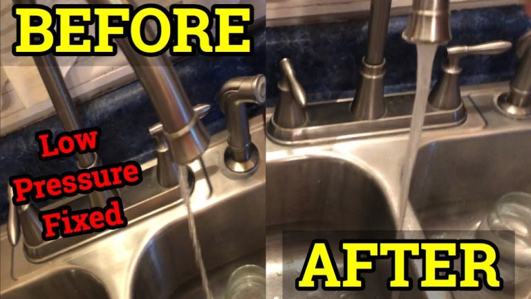 How to Fix Low Water Pressure in Kitchen Sink